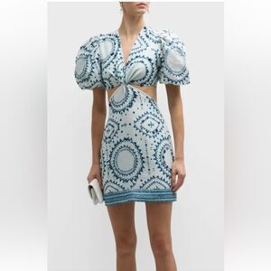 Andres Otalora
Luna Beaded Cutout Linen Mini Dress